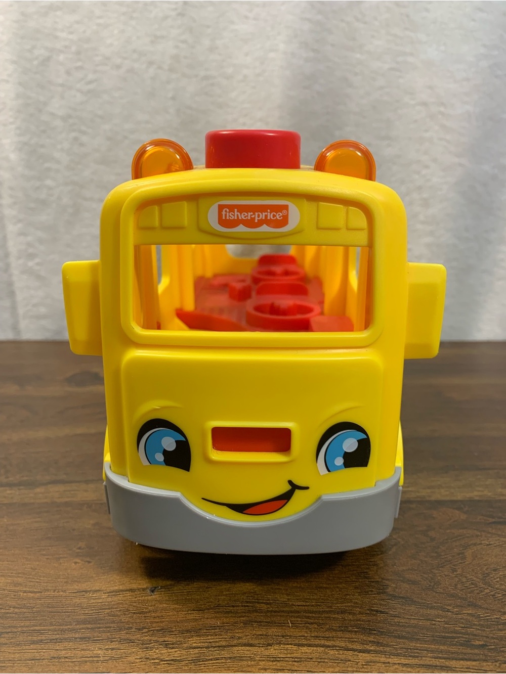 Fisher-Price Little People Yellow School Bus Toy Vehicle with Sounds